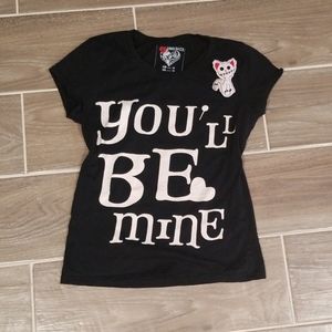 You'll be mine emo punk t-shirt from zara